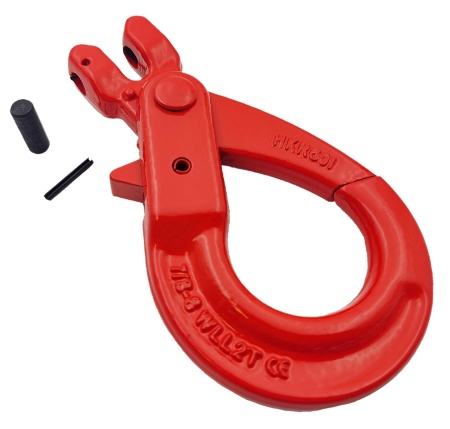 Крюк самозапирающийся с вилочным соединением 7/8 мм 8 кл.