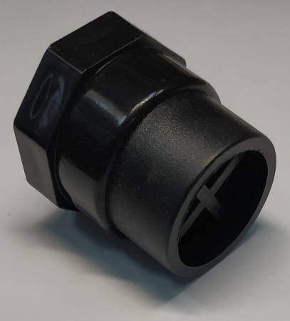 Фитинг пластиковый CV black cross adapter