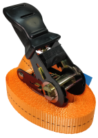 Ремень стяжной UVE кольцевой, 800 daN, 5 метров, 25мм, оранжевый, ERGO, арт.RS-25-800-5-ergo