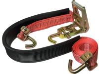 Ремень крепления колес автомобиля UVE (крюки поворотные, контроллер резиновый)