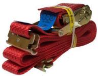 Ремень стяжной UVE евроборт "ласточкин хвост", укороченная трещотка, 4 метра, RS2-50-4000-4-sf-short