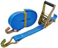 Ремень стяжной UVE, 1,5/3,0 тн, 6 метров, 35мм, синий