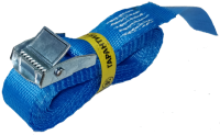 Ремень стяжной UVE с пружинным замком, 250 daN, 6 метров, 25мм, синий, арт.RS-25-250-6