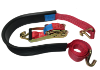 Ремень крепления колес автомобиля UVE (крюки профильные, контроллер резиновый)