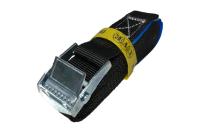 Ремень стяжной UVE с пружинным замком, 250 daN, 1 метр, 25мм, черный