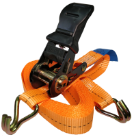 Ремень стяжной UVE, 0,4/0.8 тн, 5 метров, 25мм, оранжевый, ERGO, арт.RS2-25-1000-5-ergo