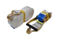 Ремень стяжной UVE, 2,5/5,0 тн, 10 метров, белый