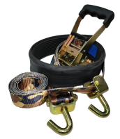 Ремень крепления колес автомобиля UVE (крюки поворотные, контроллер резиновый, камуфляж)