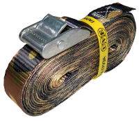 Ремень стяжной UVE с пружинным замком, 5 метров, 25мм, камуфляж