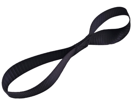 Петля текстильная крепежная, 50 мм, 1 м, черная