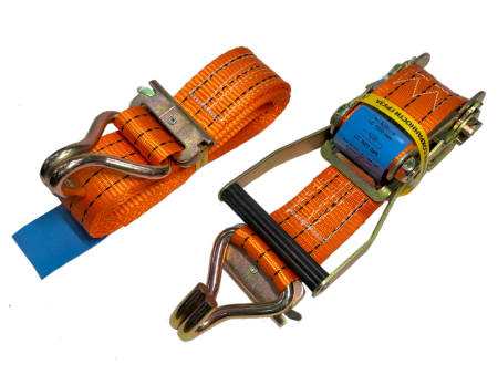 Ремень стяжной UVE евроборт, универсальный, 1,5/3,0 тн, 4 метра, оранжевый