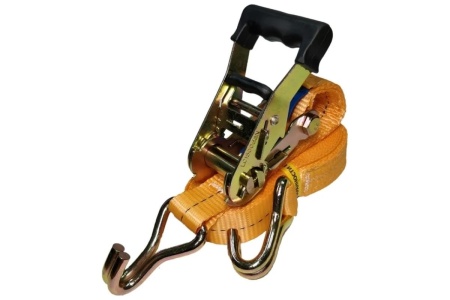 Ремень стяжной UVE, 1,5/3,0 тн, 6 метров, 35мм, оранжевый