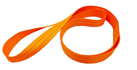 Петля текстильная крепежная, 35 мм, 1 м, оранжевая