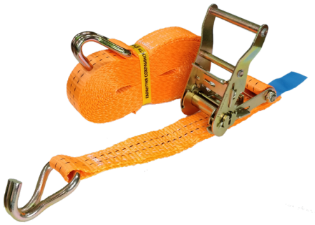 Ремень стяжной UVE, 1,0/2,0 тн, 4 метра, 35мм, оранжевый