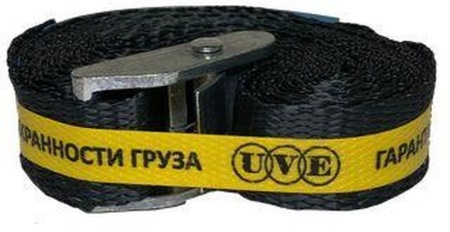 Ремень стяжной UVE с пружинным замком, 3 метра, 25мм, арт.RS-25-500-3