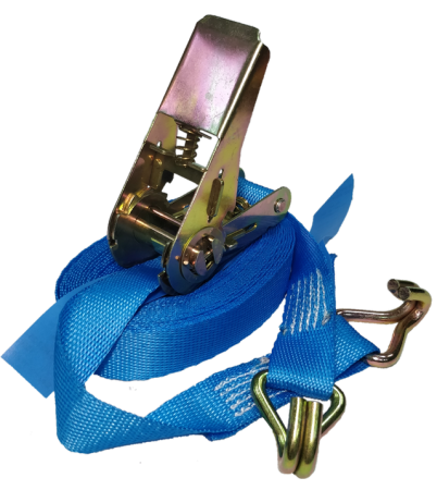 Ремень стяжной UVE, 0,4/0,8 тн, 5 метров, 25мм, синий, арт.RS2-25-800-5