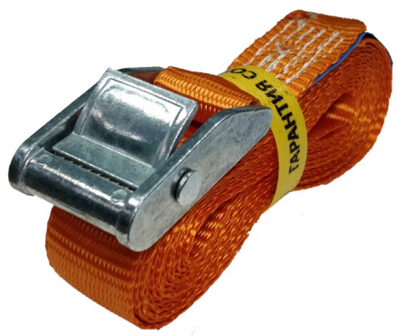 Ремень стяжной UVE с пружинным замком, 3 метра, 25мм, оранжевый, арт.RS-25-400-3