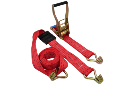 Ремень крепления колес автомобиля UVE (крюки профильные, пластиковые накладки)