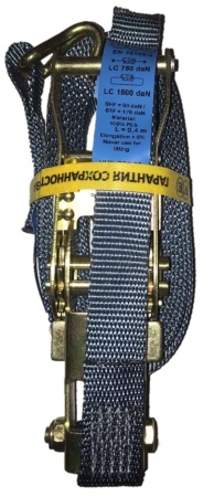 Ремень стяжной UVE, 0,75/1,5 тн, 5м, 25мм, арт.RS2-25-1500-5